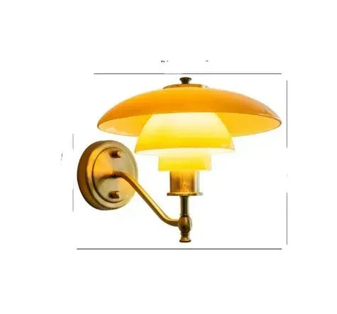 Glass Decorative Lamp - AuroraGlow-Wall Lamp (Gold)-Nora Luxe