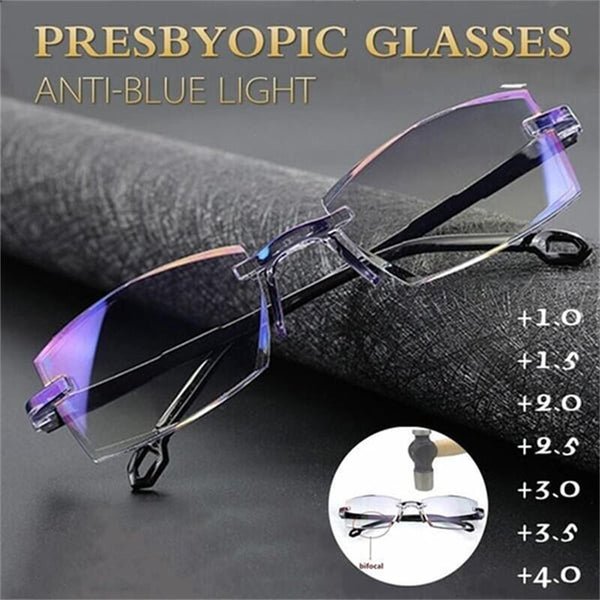 Glasses with Blue Light Filter and Multifocal Strength - VisionGuard-'+1.00/ For 35-49 Years'-Nora Luxe