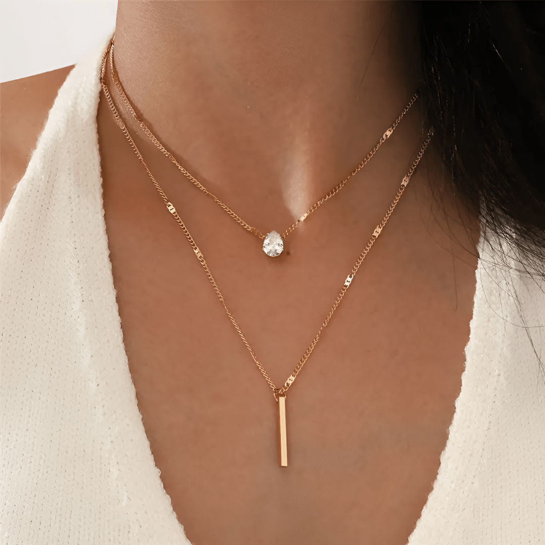 Glow Grid Chain - Lumia-Gold-Nora Luxe