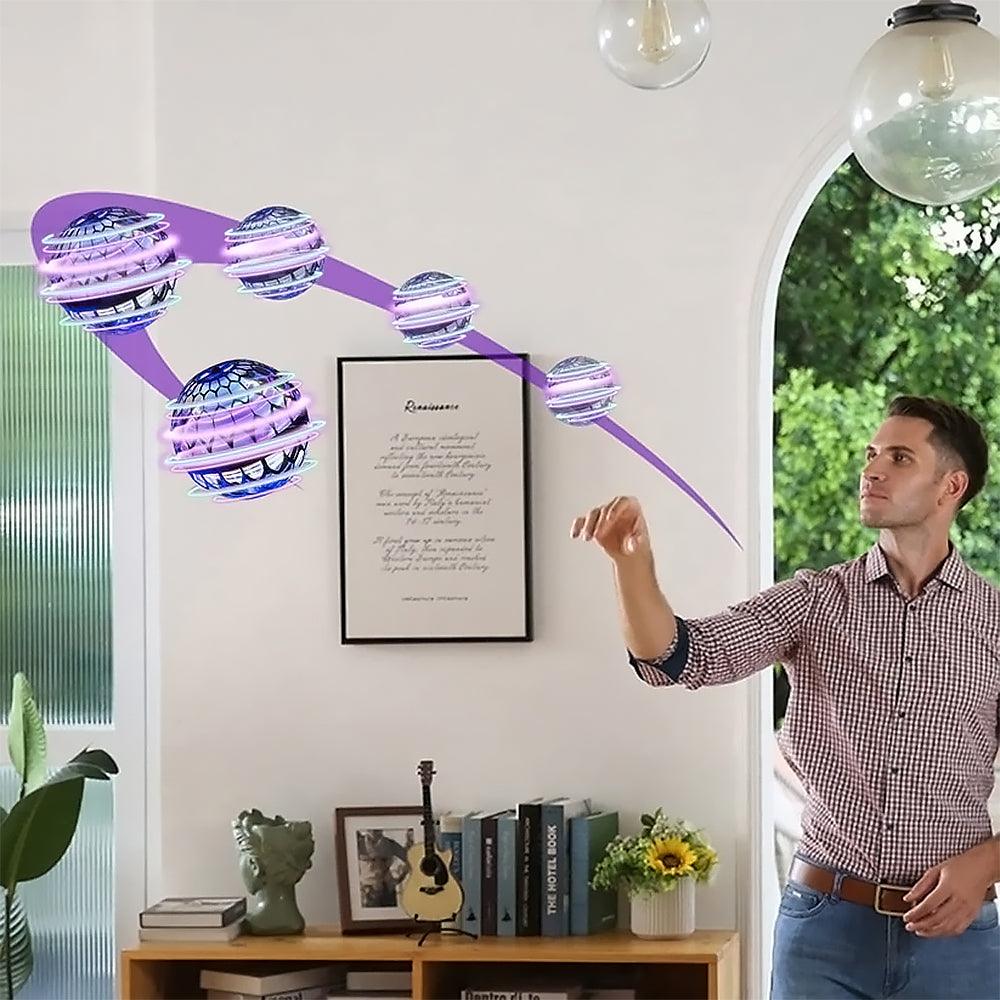 Glowing Boomerang Ball for Magical Play Fun - SkyGlider-Blue-Nora Luxe