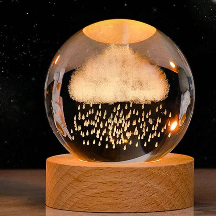 Glowing Sphere - CelestialGlow-Rain Cloud-Nora Luxe