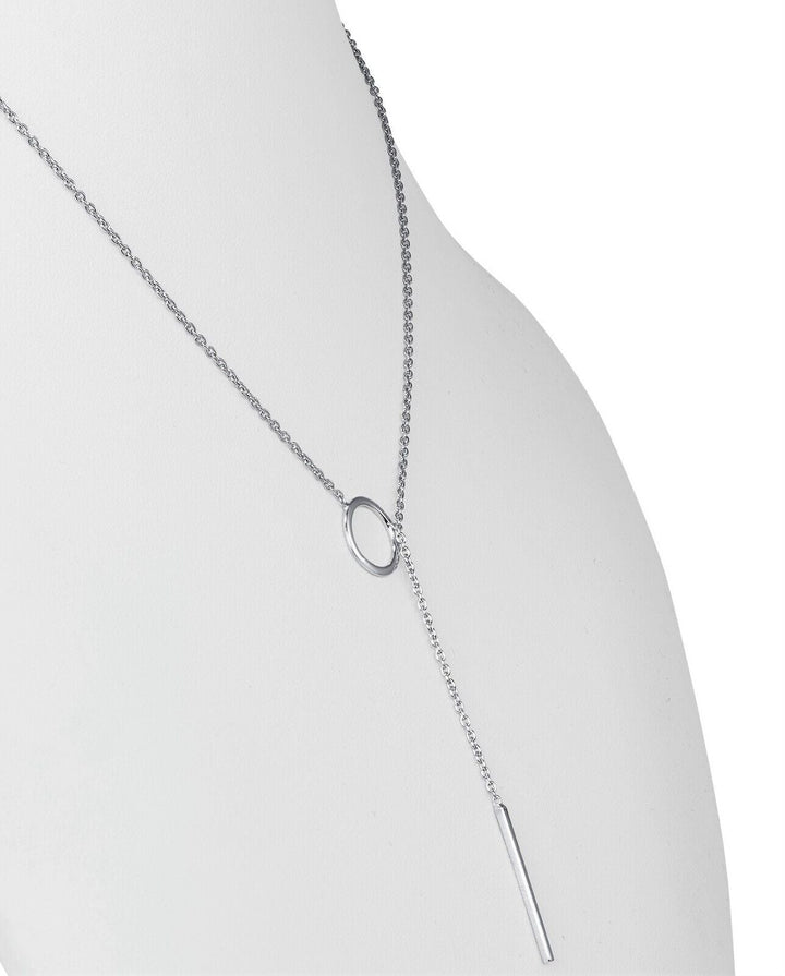 Gold Drop Bar Lariat Necklace | Elegant Women's Jewellery | Versatile Style-GOLD-Nora Luxe