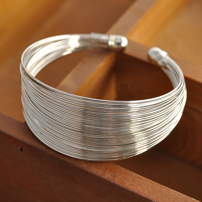 Gold Multi-Strand Bracelet | Women's Jewellery Accessory-SILVER-Nora Luxe