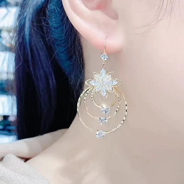 Golden Hoop Earrings | Luxurious Jewellery-Nora Luxe