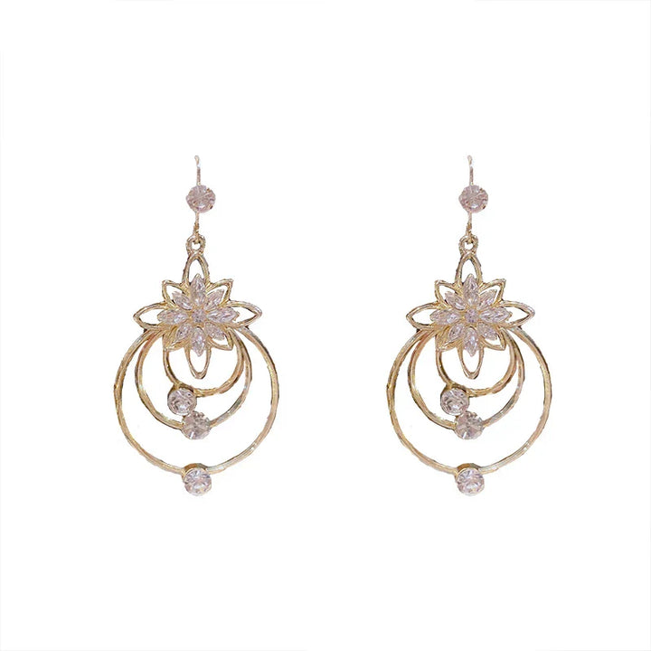 Golden Hoop Earrings | Luxurious Jewellery-Nora Luxe