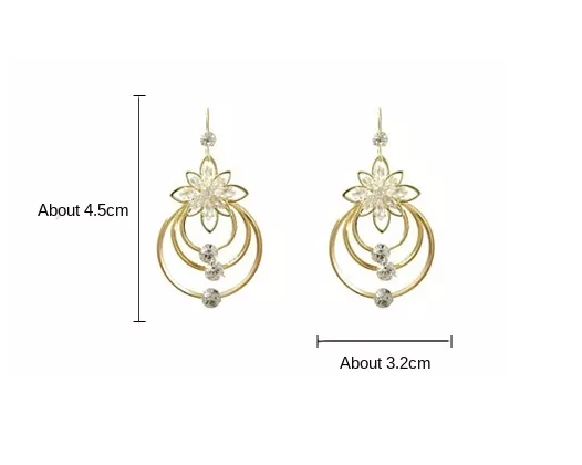 Golden Hoop Earrings | Luxurious Jewellery-Nora Luxe
