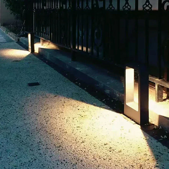 Ground Garden Lamp for Outdoor - GardenGlow-11.81 inches-3000K DC12V-Grey housing-Nora Luxe