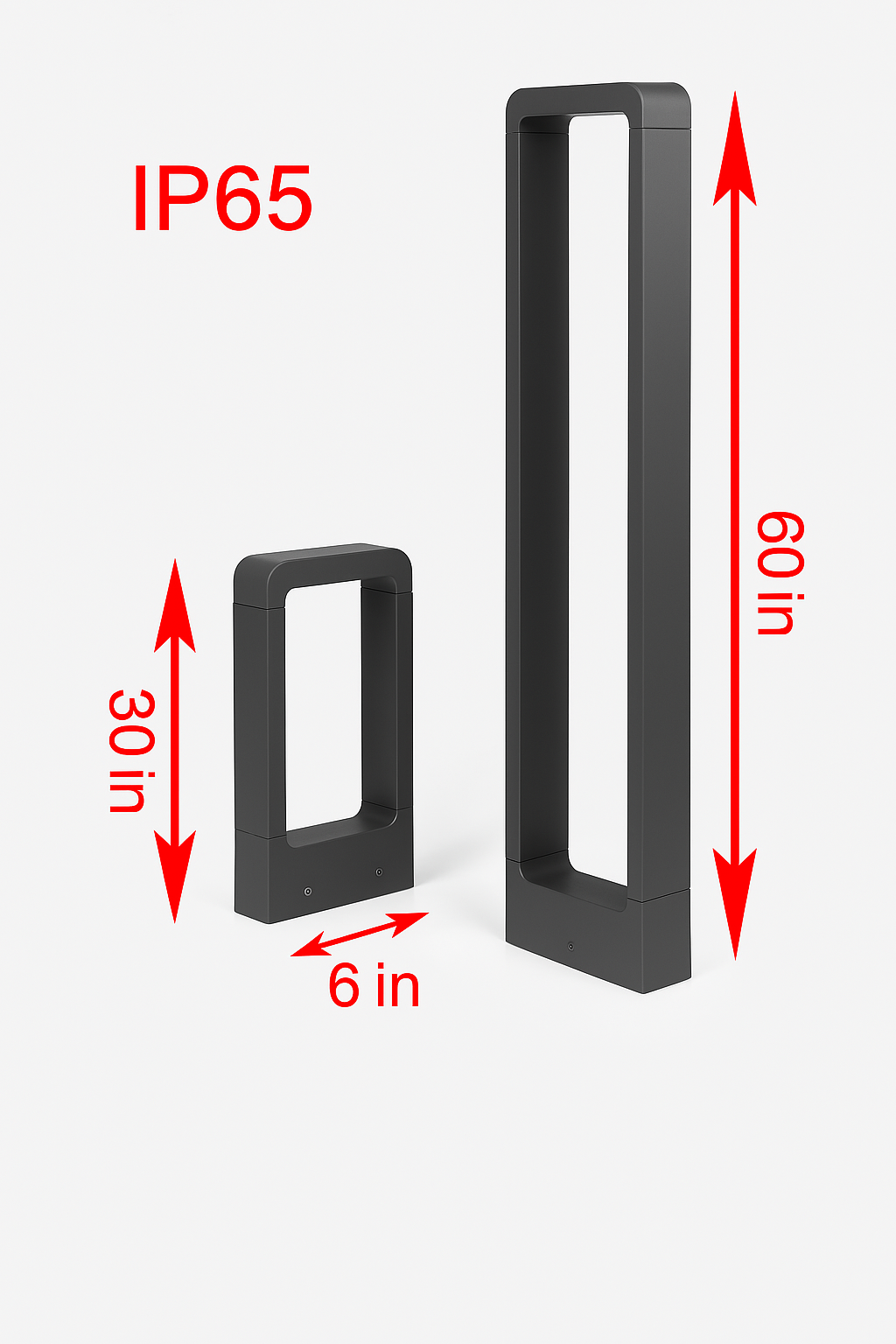 Ground Garden Lamp for Outdoor - GardenGlow-11.81 inches-3000K DC12V-Grey housing-Nora Luxe