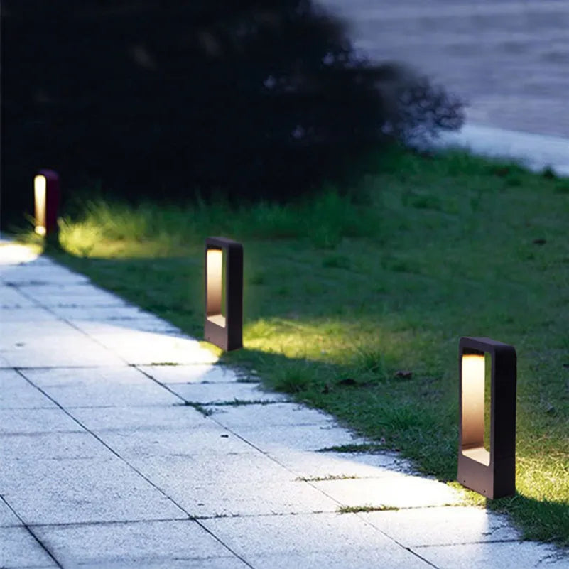 Ground Garden Lamp for Outdoor - GardenGlow-11.81 inches-3000K DC12V-Grey housing-Nora Luxe
