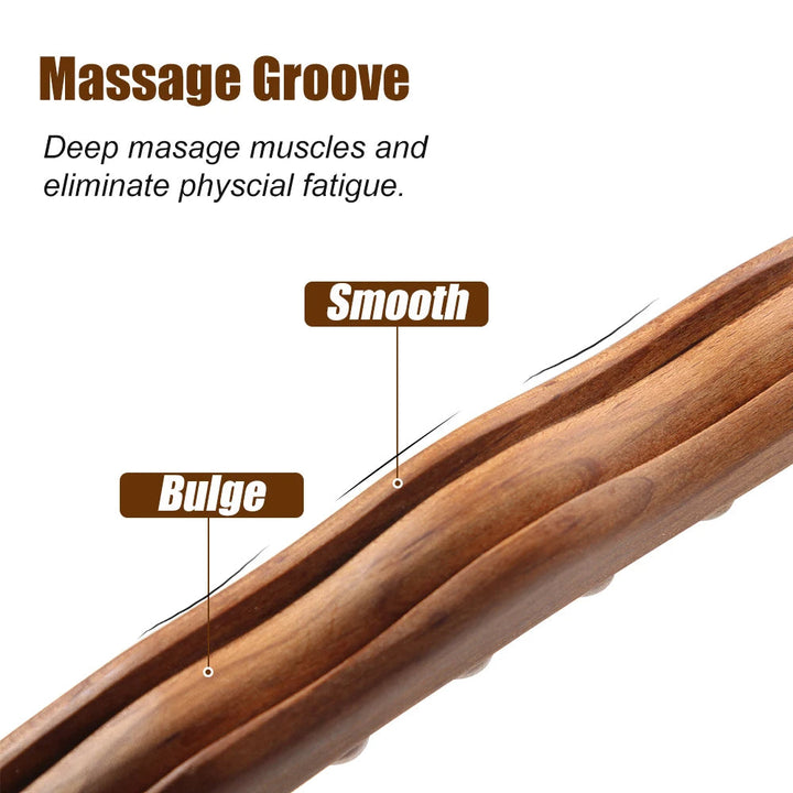 Gua Sha Therapy Stick - TheraWood-Light Wood-Nora Luxe