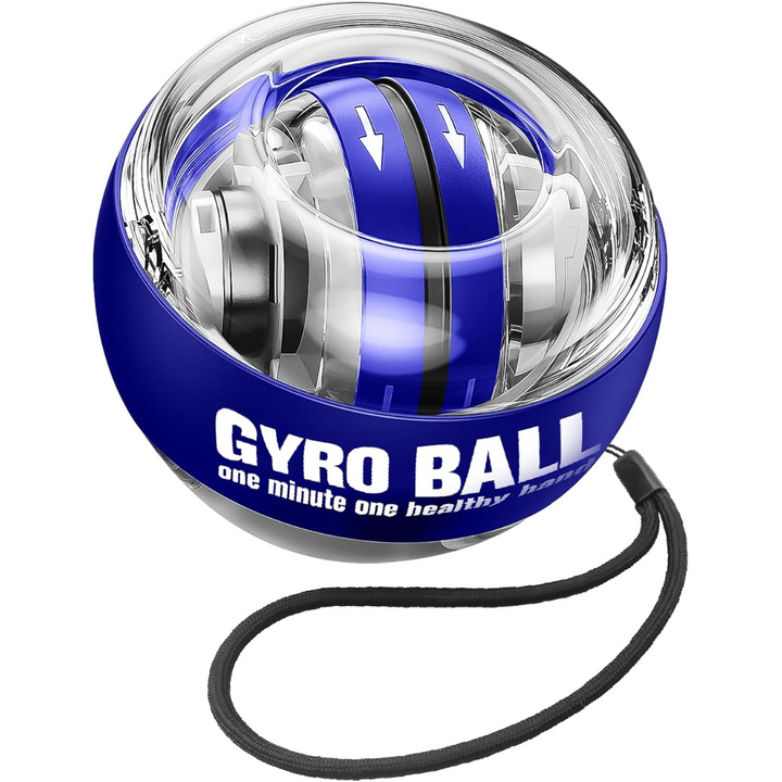 Gyroscopic Wrist Strengthener Ball - Auto Start Forearm Trainer-Blue Without light-Nora Luxe