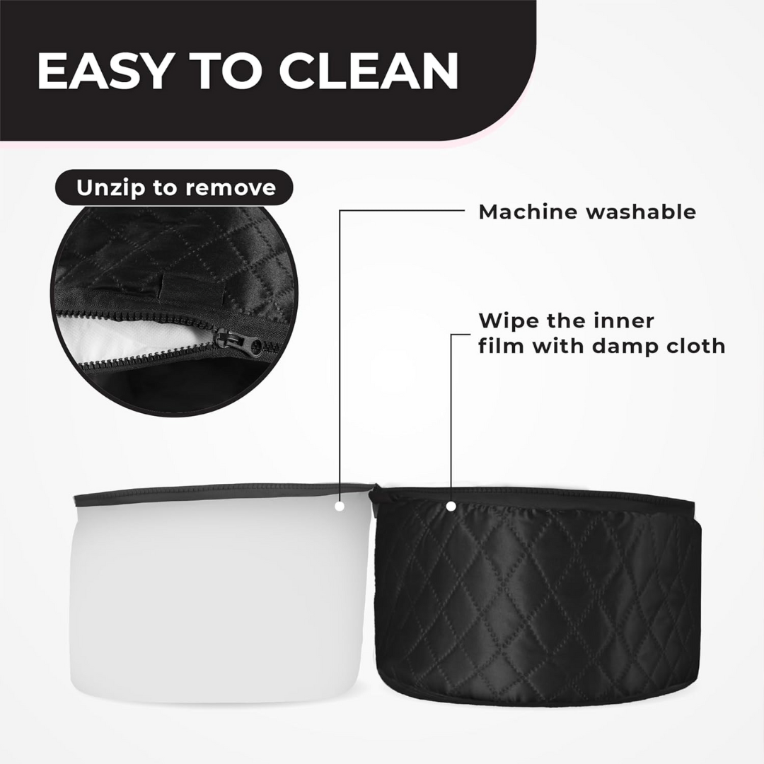 Hair Steamer for Deep Conditioning-Black-Nora Luxe