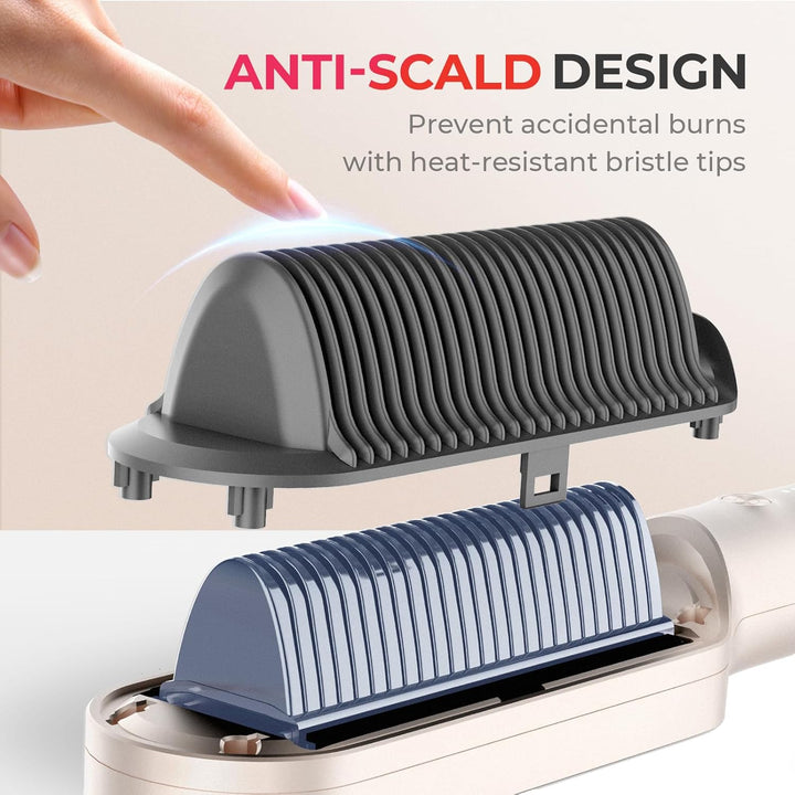 Hair Styler Brush – 5 Heat Settings, Fast Heating-Black-Nora Luxe