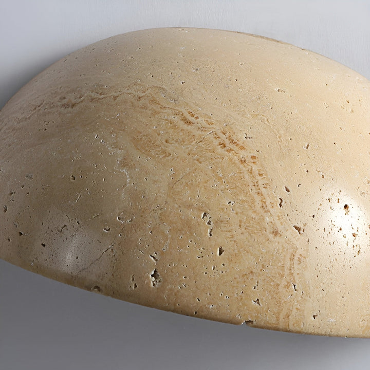 Half-Round LED Wabi-Sabi Wall Lamp - ZenGlow-Nora Luxe