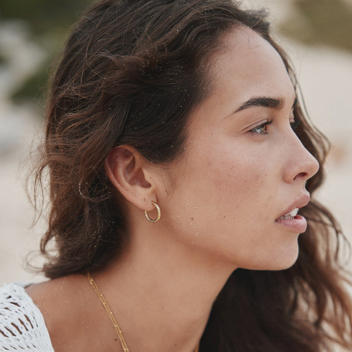 Hammered Earrings - Livia-Nora Luxe