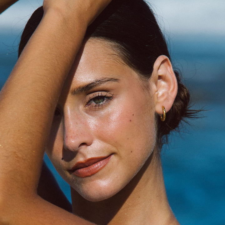 Hammered Earrings - Livia-Nora Luxe