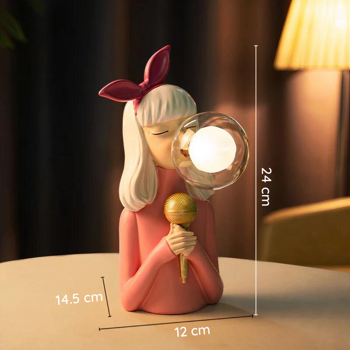 Handmade Table Lamp - CraftGlow-Hazel-Nora Luxe
