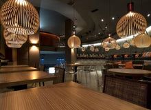Handmade Wooden Pendant Lamp - RustikAura-Classic wood-9.06 inches-Nora Luxe