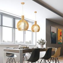 Handmade Wooden Pendant Lamp - RustikAura-Classic wood-9.06 inches-Nora Luxe
