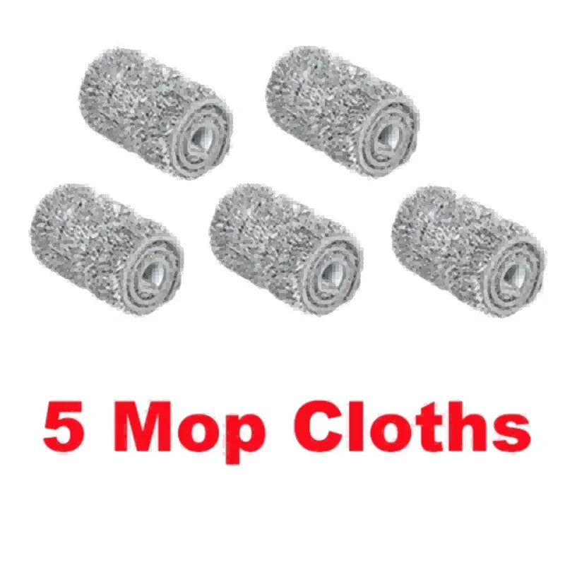 Handsfree Flat Press Mop with Bucket - FlexiMop-3 cloths-Nora Luxe