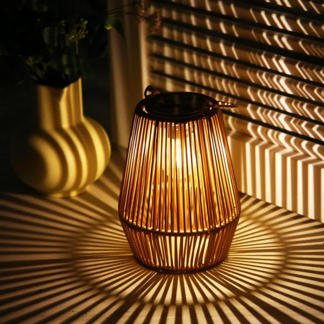 Handwoven Waterproof Solar Garden Lamp - SunWeave-Nora Luxe