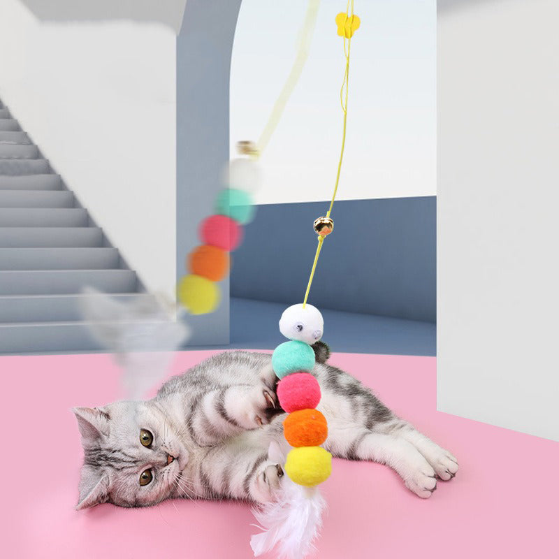 Hanging Cat Toy - PlayfulPounce-Caterpillar-Nora Luxe