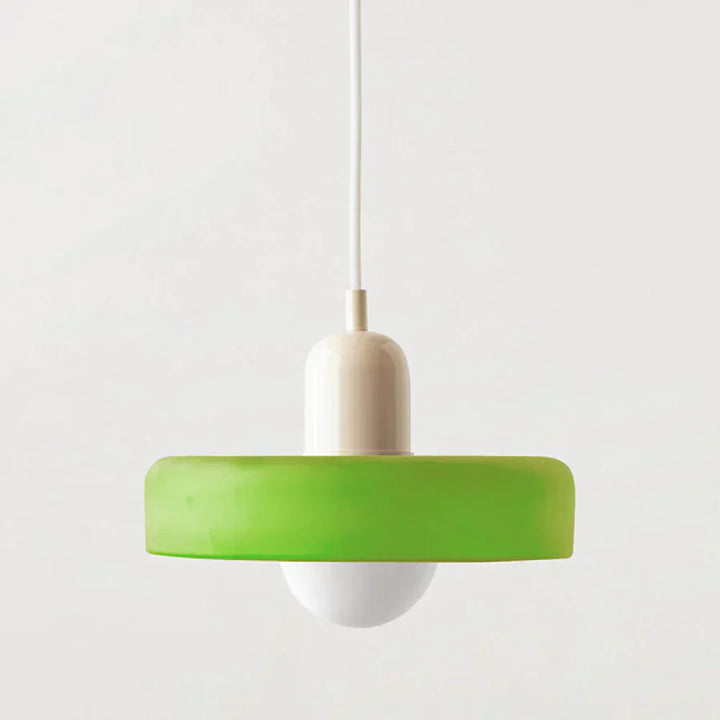 Hanging Ceiling Lamp - NordicLuxe-Green-Beige-9.84" x 7.09"-Nora Luxe