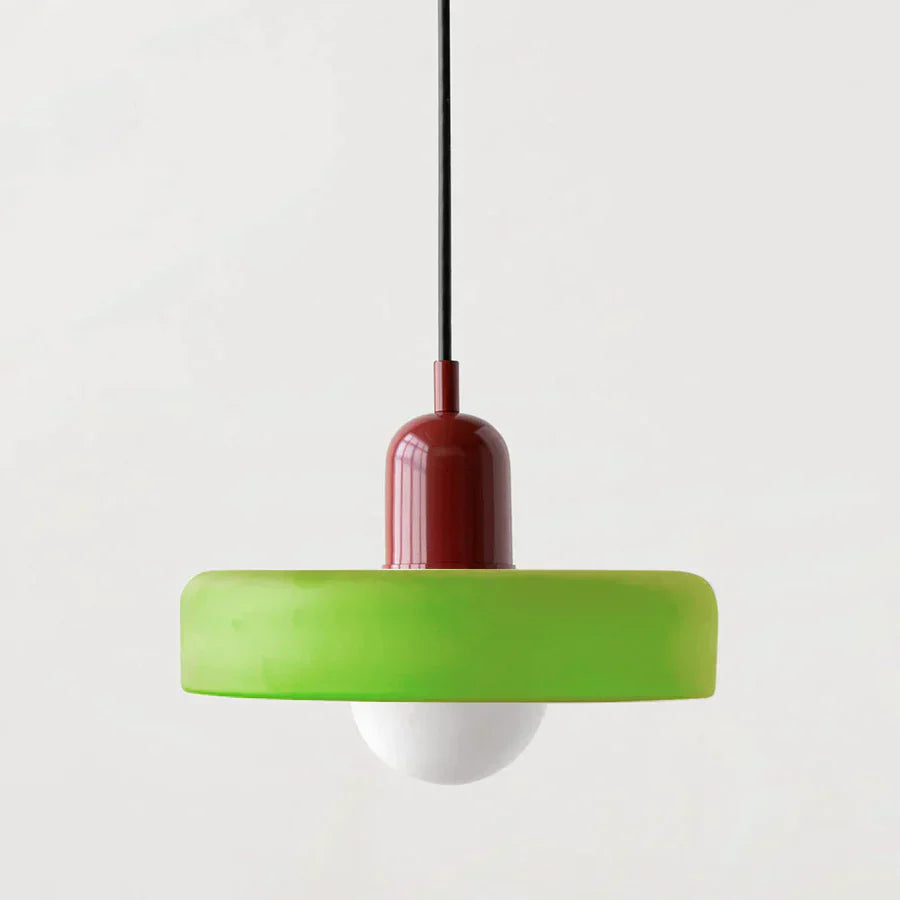 Hanging Ceiling Lamp - NordicLuxe-Green-Red-9.84" x 7.09"-Nora Luxe
