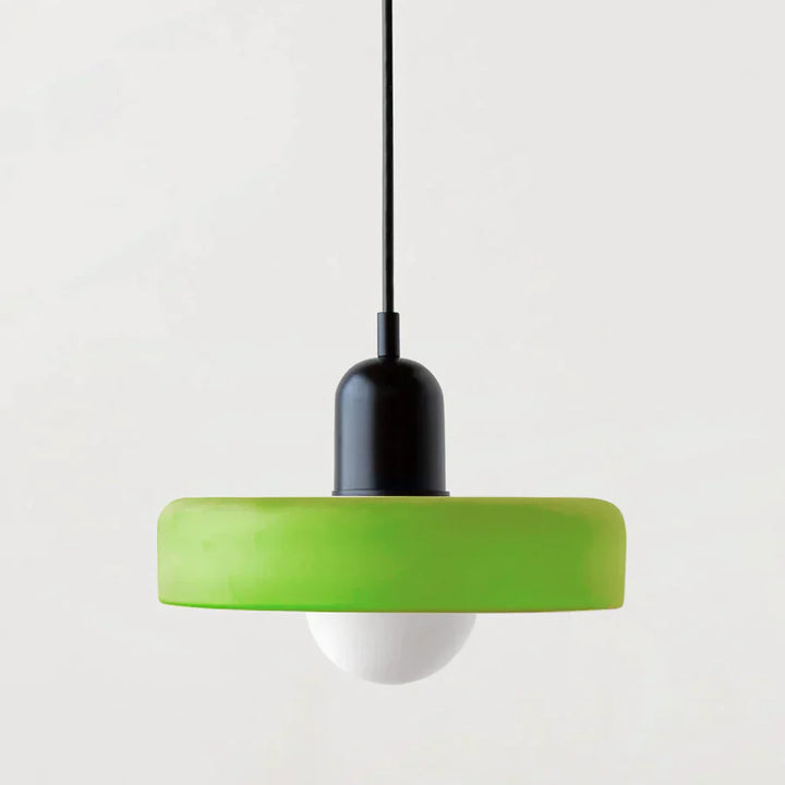Hanging Ceiling Lamp - NordicLuxe-White-Red-9.84" x 7.09"-Nora Luxe