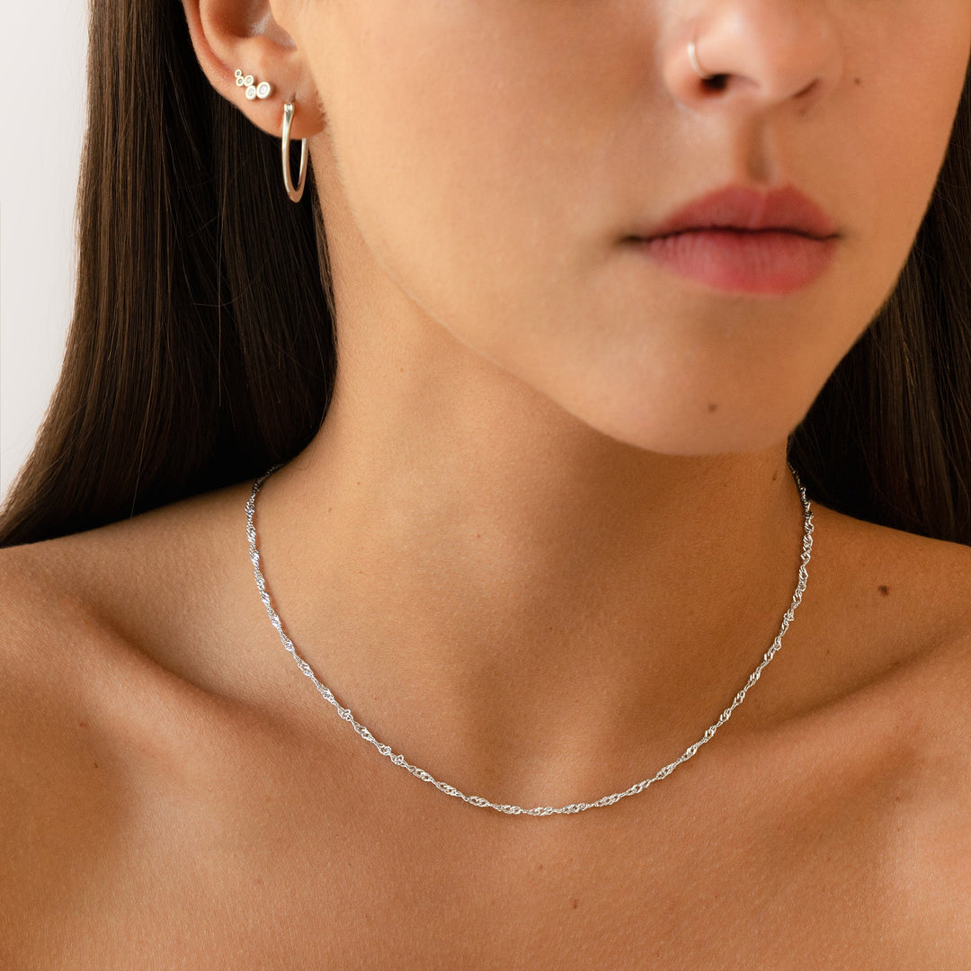 Hanging Necklace - Aurélie-Gold-Nora Luxe