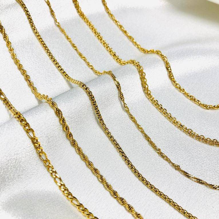 Hanging Necklace - Aurélie-Gold-Nora Luxe