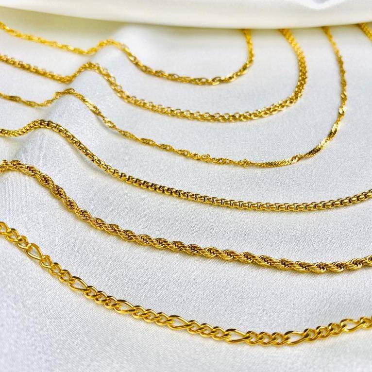 Hanging Necklace - Aurélie-Gold-Nora Luxe