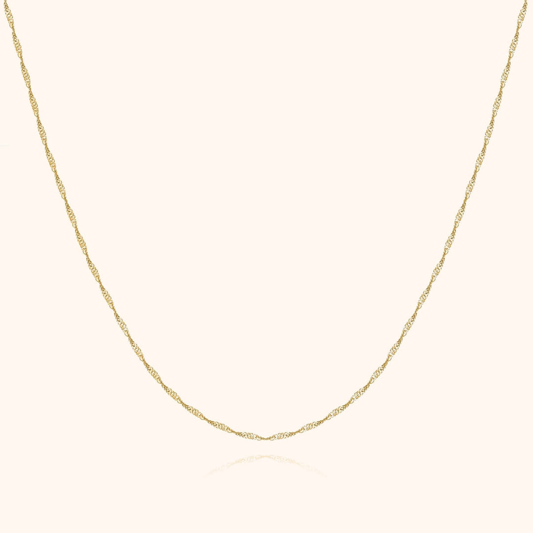 Hanging Necklace - Aurélie-Gold-Nora Luxe