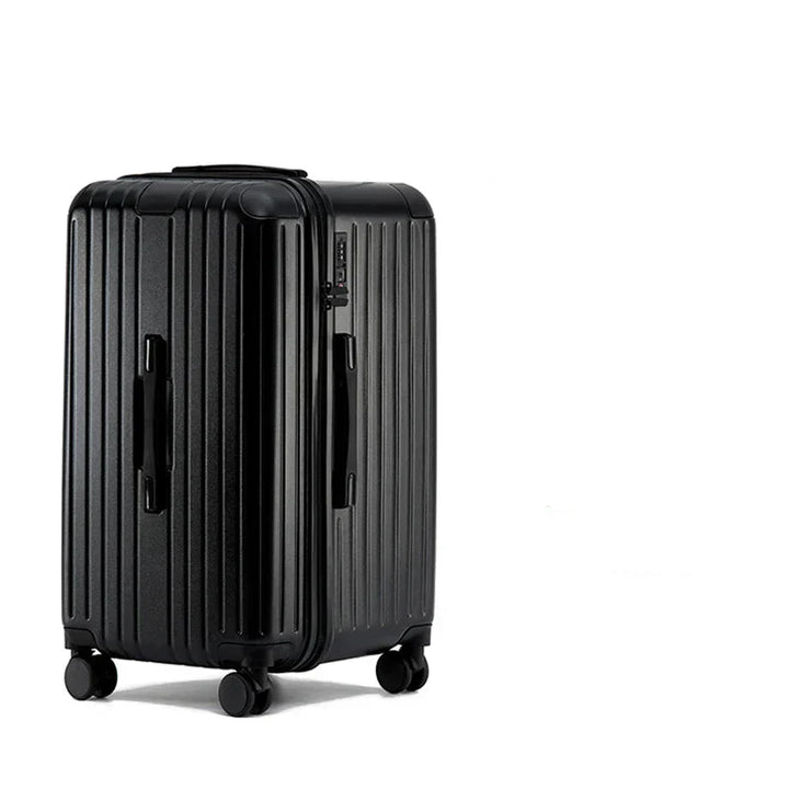 Hard shell suitcase – Milano Voyager-Black-M (70 L)-Nora Luxe
