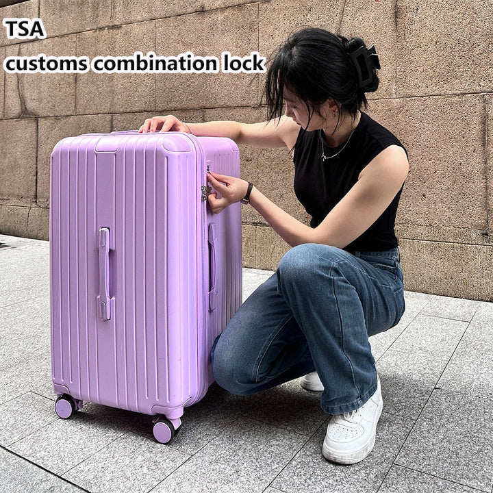 Hard shell suitcase – Milano Voyager-White-S (39 L)-Nora Luxe