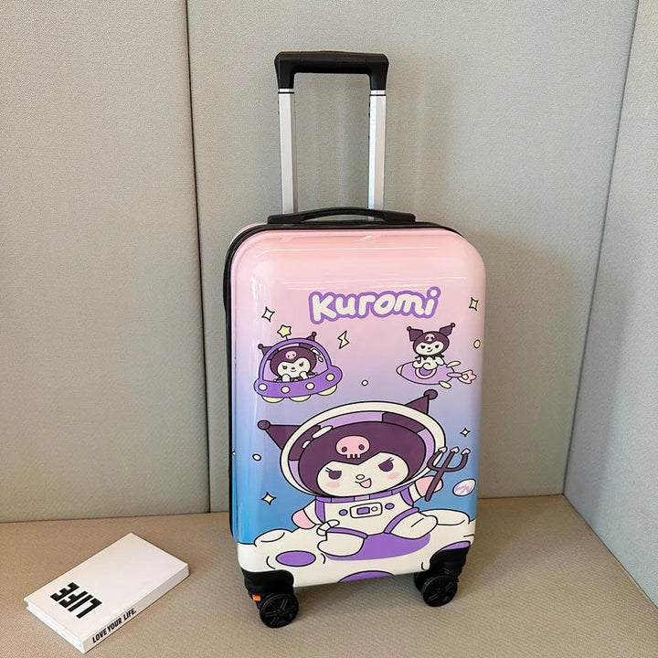 Hard shell suitcase - Osaka-Pink Blue Hand Luggage-Nora Luxe