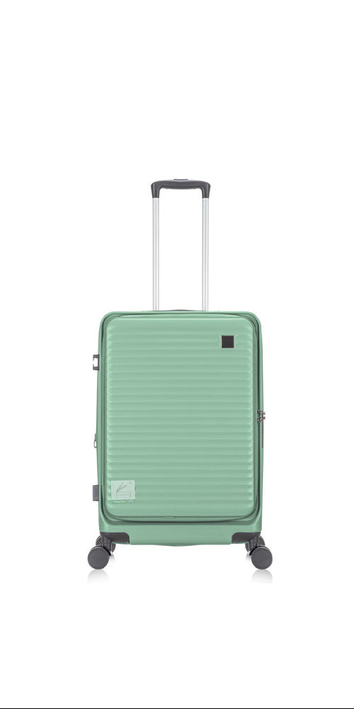 Hard-shell suitcase with laptop compartment – Vienna-Purple-S (39 L)-Nora Luxe