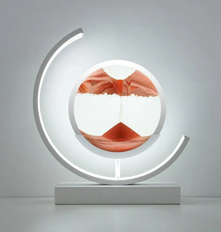 Harmony Sand Landscape Lamp - Serenova-White/Red-Nora Luxe