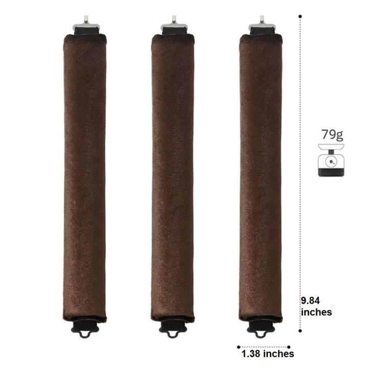 Heatless Hair Curler Set - Soft Curls While You Sleep-Beige-3 pieces-Nora Luxe