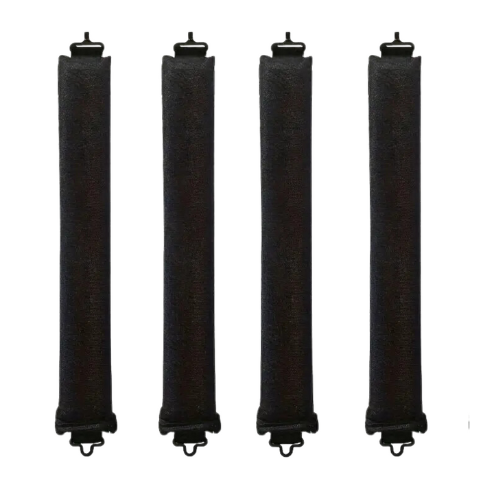 Heatless Hair Curler Set - Soft Curls While You Sleep-Black-4 pieces-Nora Luxe