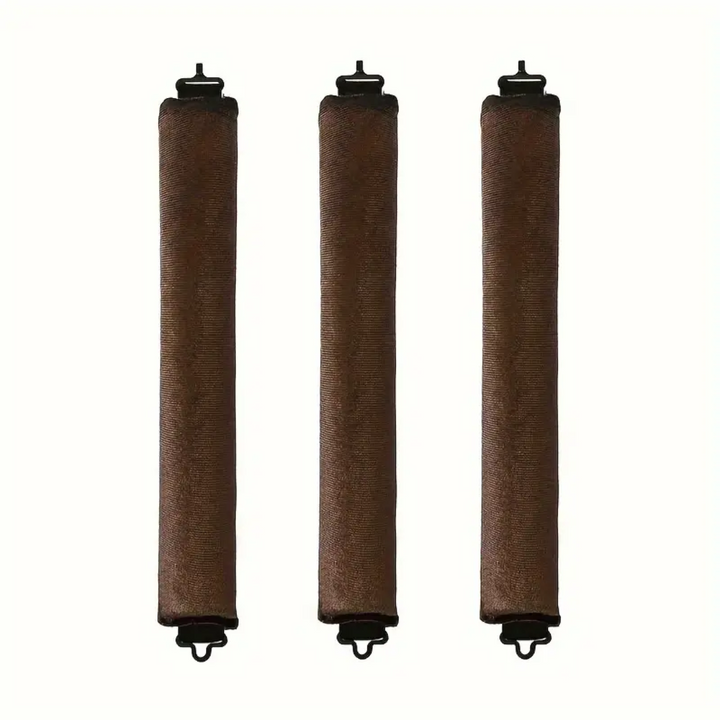 Heatless Hair Curler Set - Soft Curls While You Sleep-Brown-3 pieces-Nora Luxe