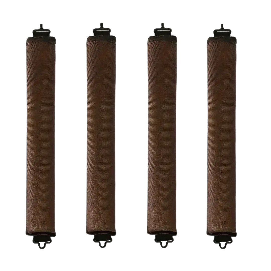 Heatless Hair Curler Set - Soft Curls While You Sleep-Brown-4 pieces-Nora Luxe