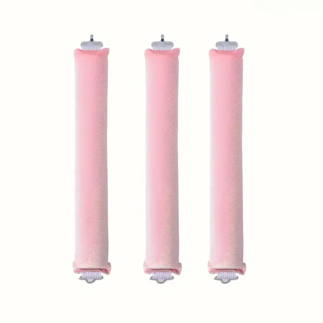 Heatless Hair Curler Set - Soft Curls While You Sleep-Pink-3 pieces-Nora Luxe