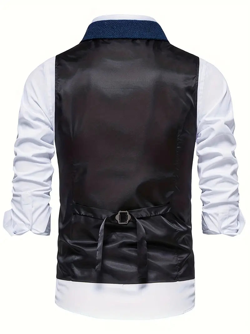 Herringbone Blazer for Men - Niklas-Khaki-S-Nora Luxe