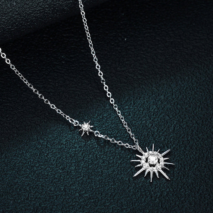 Hexagram Pendant Necklace | Elegant Sterling Silver Jewellery-Nora Luxe