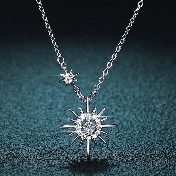 Hexagram Pendant Necklace | Elegant Sterling Silver Jewellery-Nora Luxe