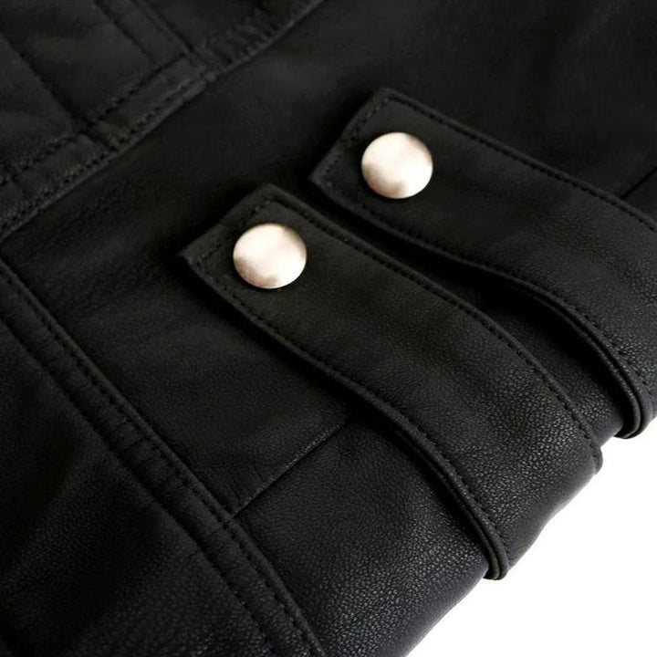 High-Quality Leather Wolverine Jacket - Atlas-Black-S-Nora Luxe