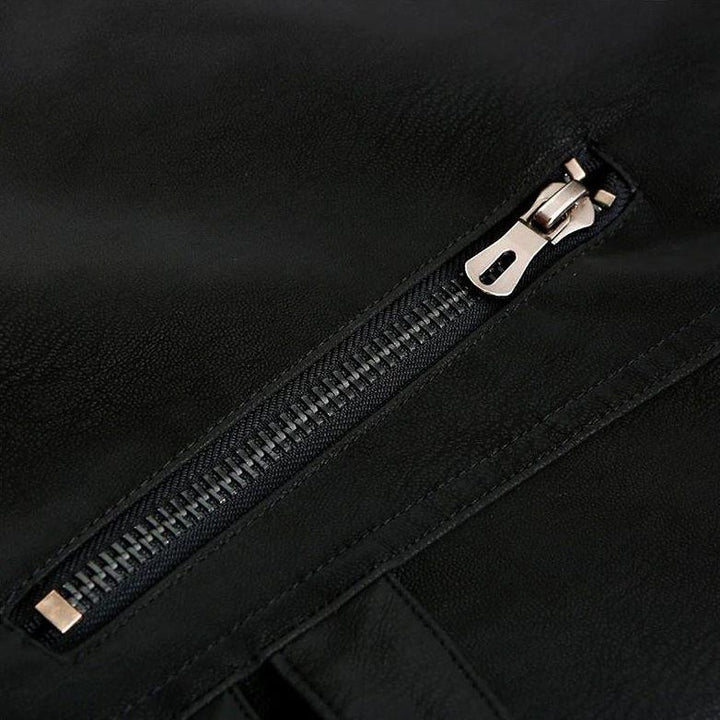 High-Quality Leather Wolverine Jacket - Atlas-Black-S-Nora Luxe