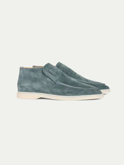High-quality Suede Loafers - Alexander-Blue Grey-5.0-Nora Luxe