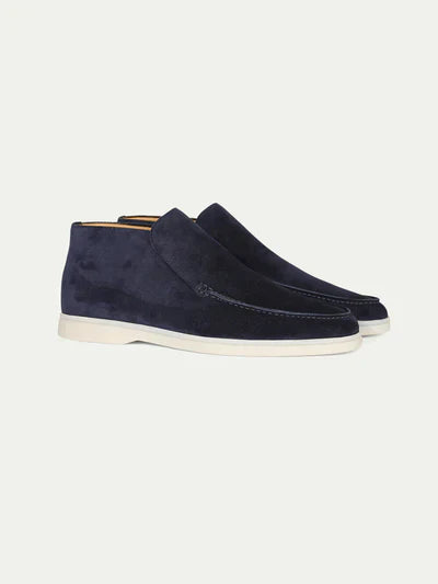 High-quality Suede Loafers - Alexander-Dark blue-5.0-Nora Luxe